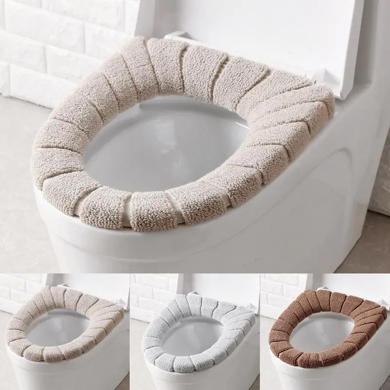 Home Center Bathroom Accessories - Toilet Seat Cover Warm Soft Acrylic