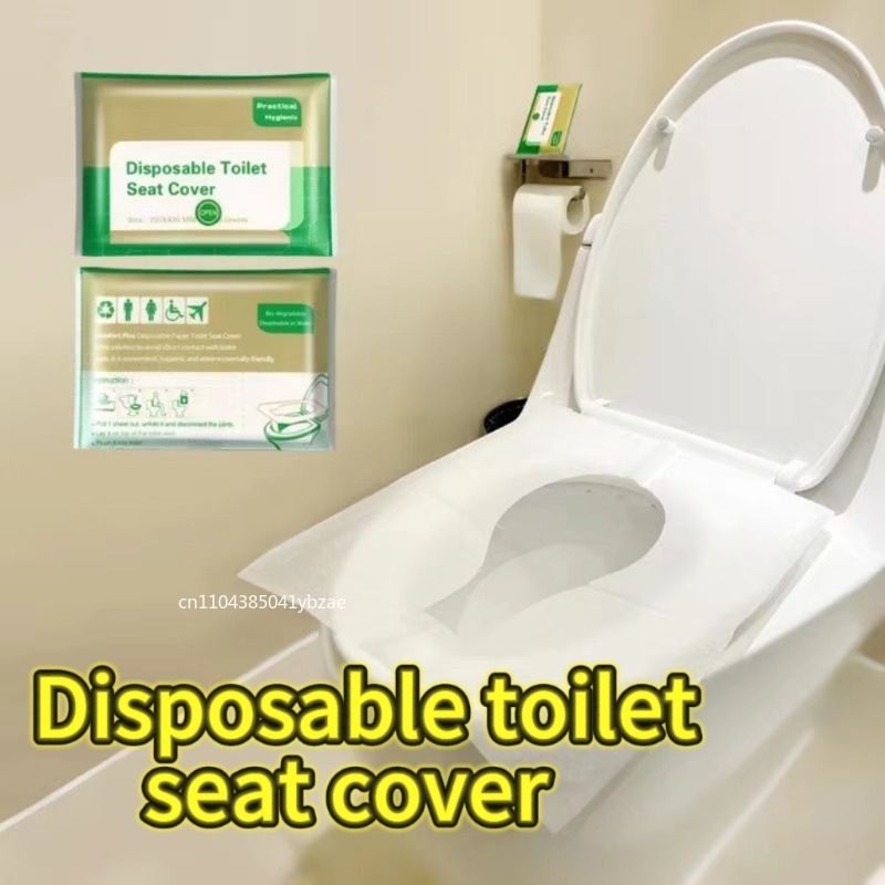Home Bathroom Equipment - 10-120PCS Disposable Toilet Seat Cover Portable