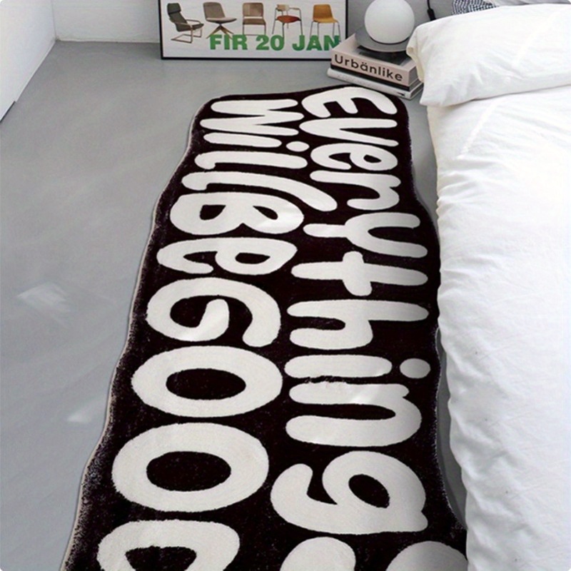 Home Goods Bathroom Rugs - VIKAMA Everything Will Be Good Carpet
