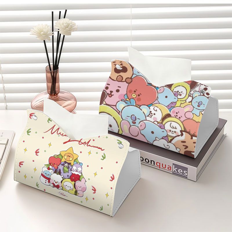 Home Bathroom Equipment - bt21 idol-related paper towel box with