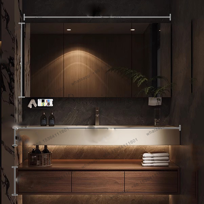 Home Bathroom Vanity Combo - Storage Shelves Bathroom Cabinet Organizer Toilet