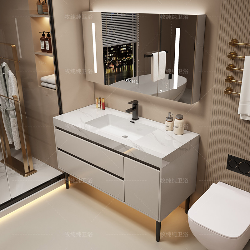 Home Bathroom Vanity Combo - Over Mirror Bathroom Cabinet Partitions Storage