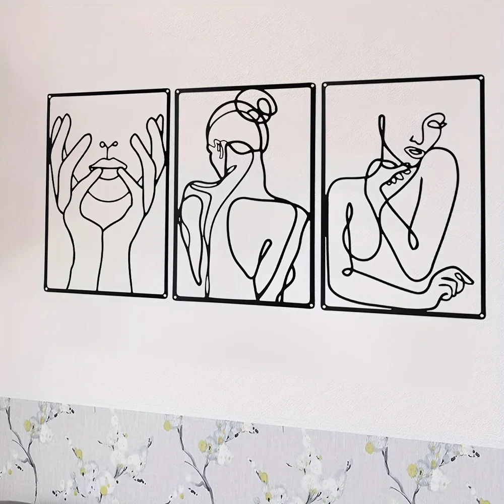 3pcs Stunning Line Drawing Dec - огляд і ціна Home Goods Bathroom