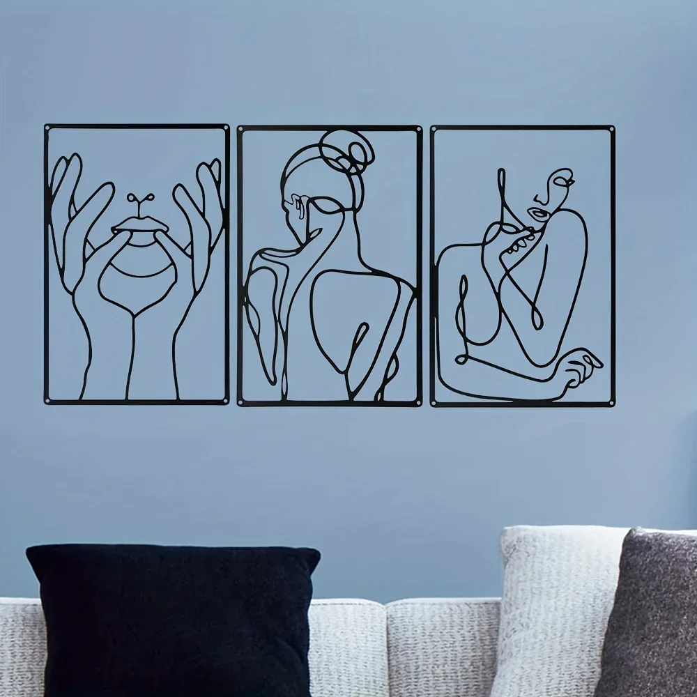 3pcs Stunning Line Drawing Dec - огляд і ціна Home Goods Bathroom