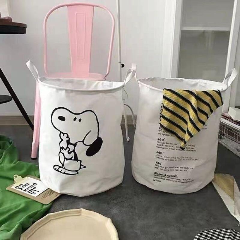 Snoopy Cotton Fabric Laundry H - огляд і ціна Home Edit Bathroom Organizer