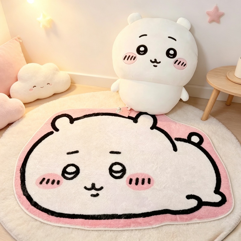 Hot Chiikawa Cartoon Rug Anime - огляд і ціна Home Center Bathroom Accessories