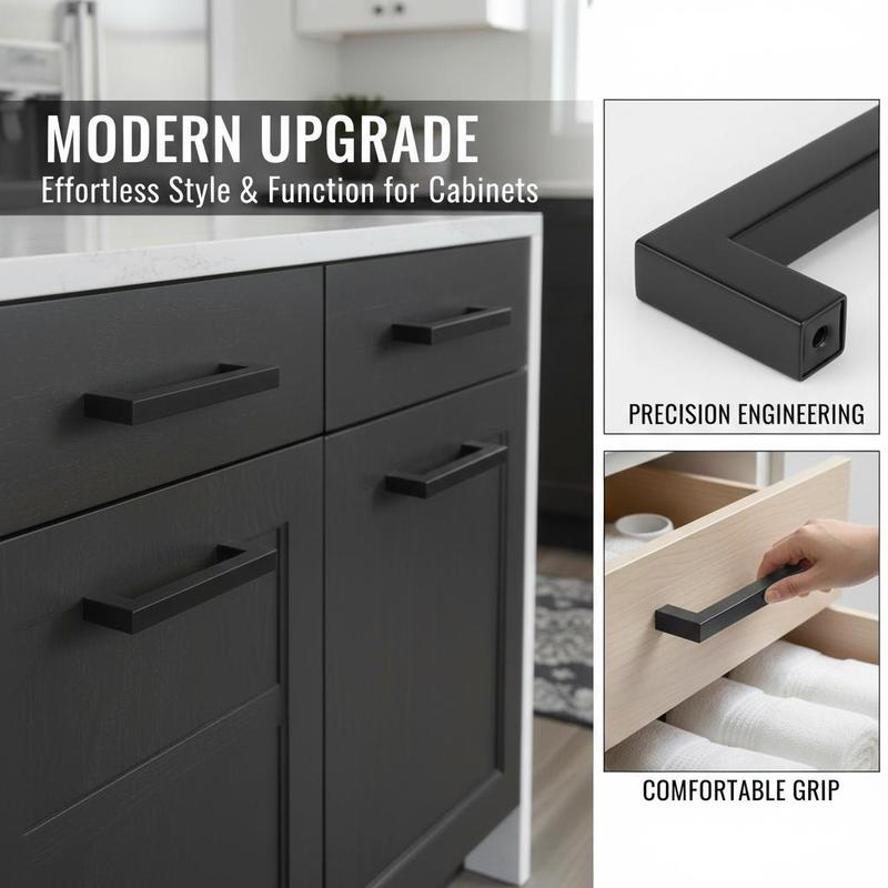 Slim Square Drawer Hardware 3. - огляд і ціна Home Bathroom Fittings