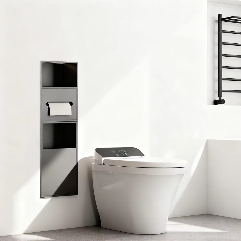 Multifunctional stainless stee - огляд і ціна Home Bathroom Towel Dispenser
