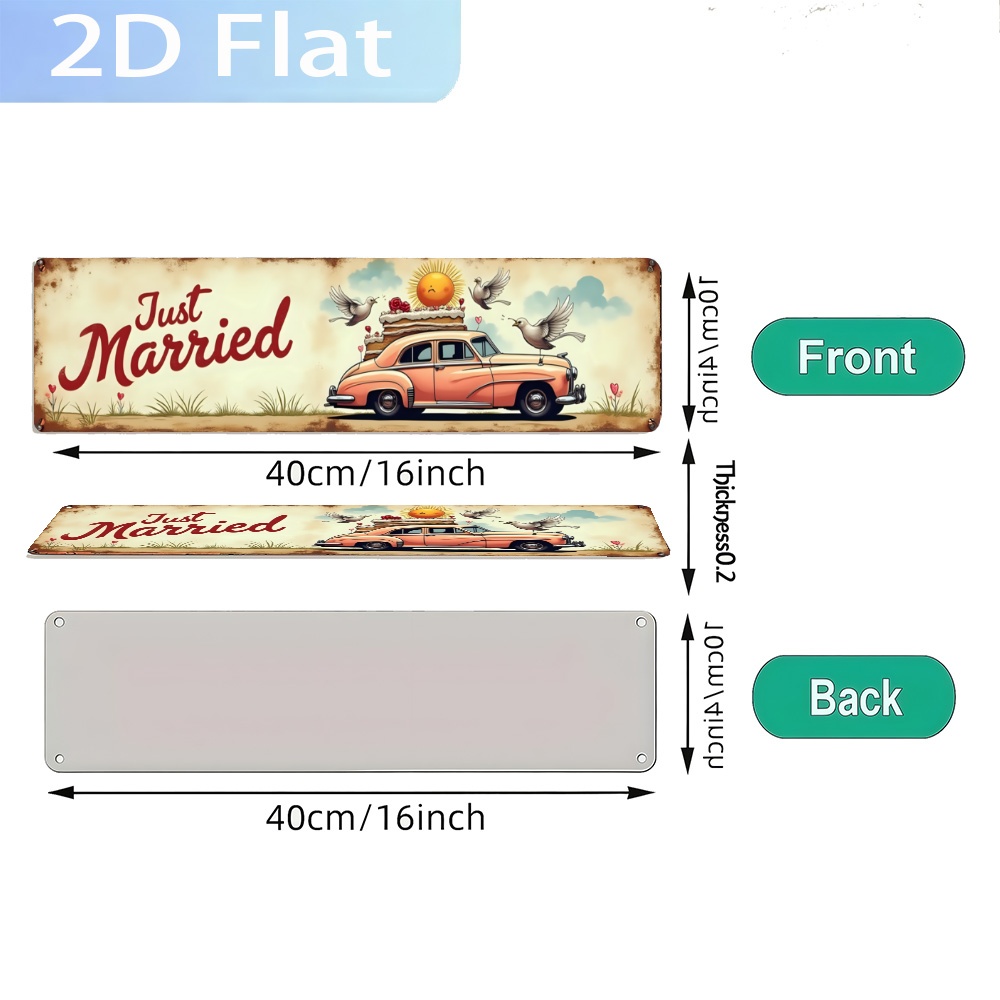 2D Flat - A Vintage-Style Sign - огляд і ціна Home Bathroom Fittings