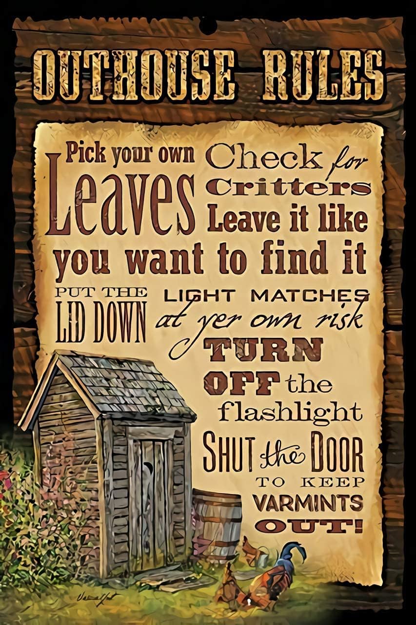 Y1,Vintage Metal Tin Sign Bath - огляд і ціна Home Bathroom Rules