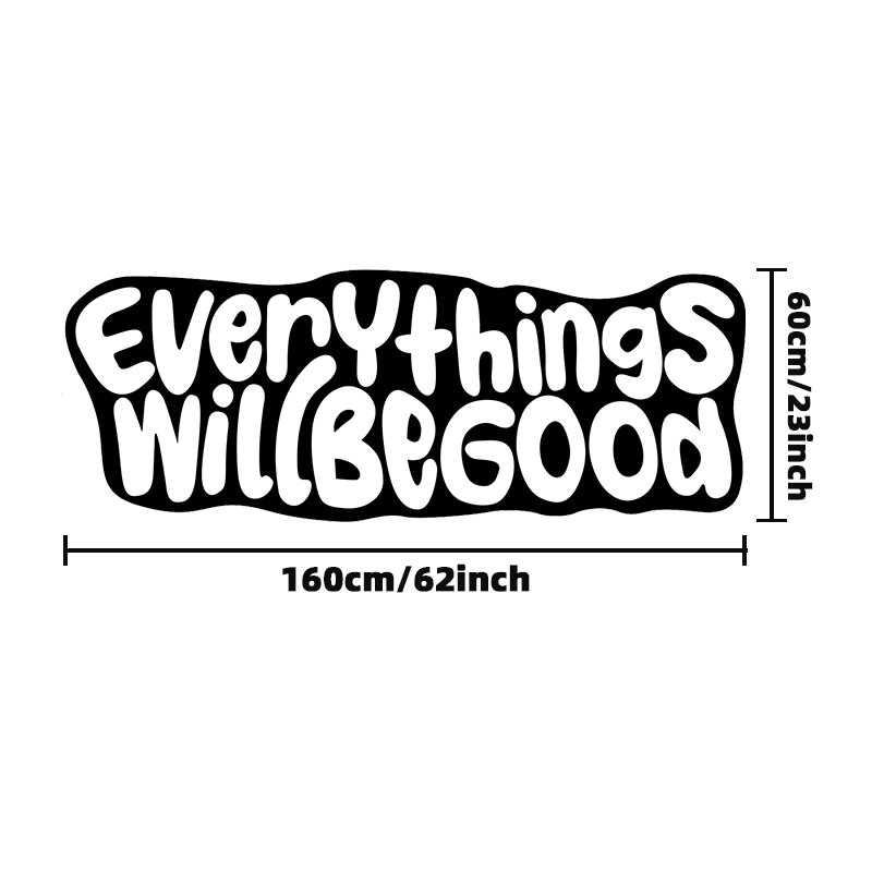 VIKAMA Everything Will Be Good - огляд і ціна Home Goods Bathroom Rugs