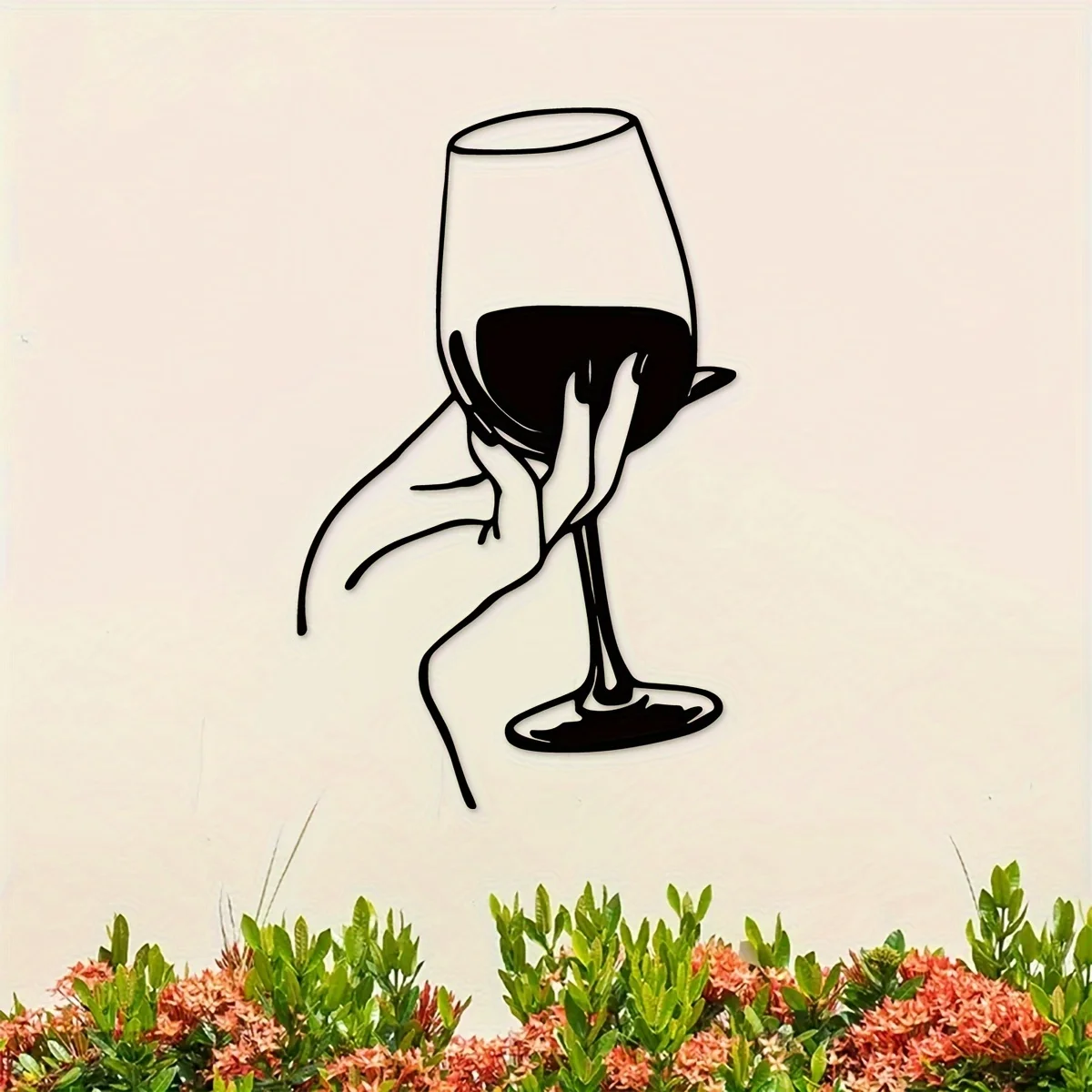 Wine Lover Lady Hand Metal Wal - огляд і ціна Home Goods Bathroom