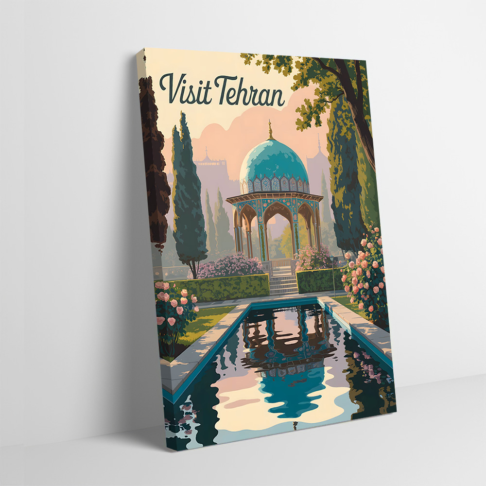 Visit Tehran Travel Poster Cus - огляд і ціна Bathroom Home Visit
