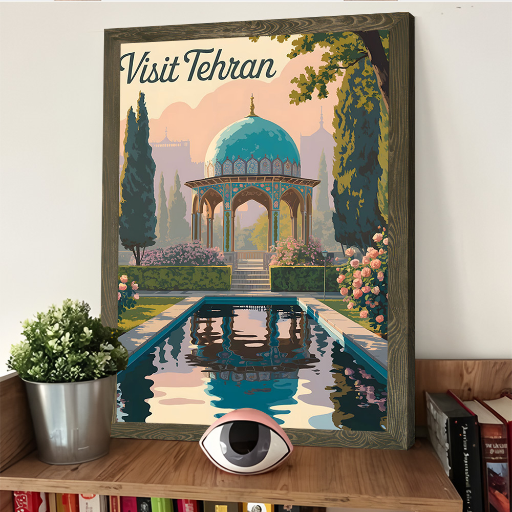 Visit Tehran Travel Poster Cus - огляд і ціна Bathroom Home Visit