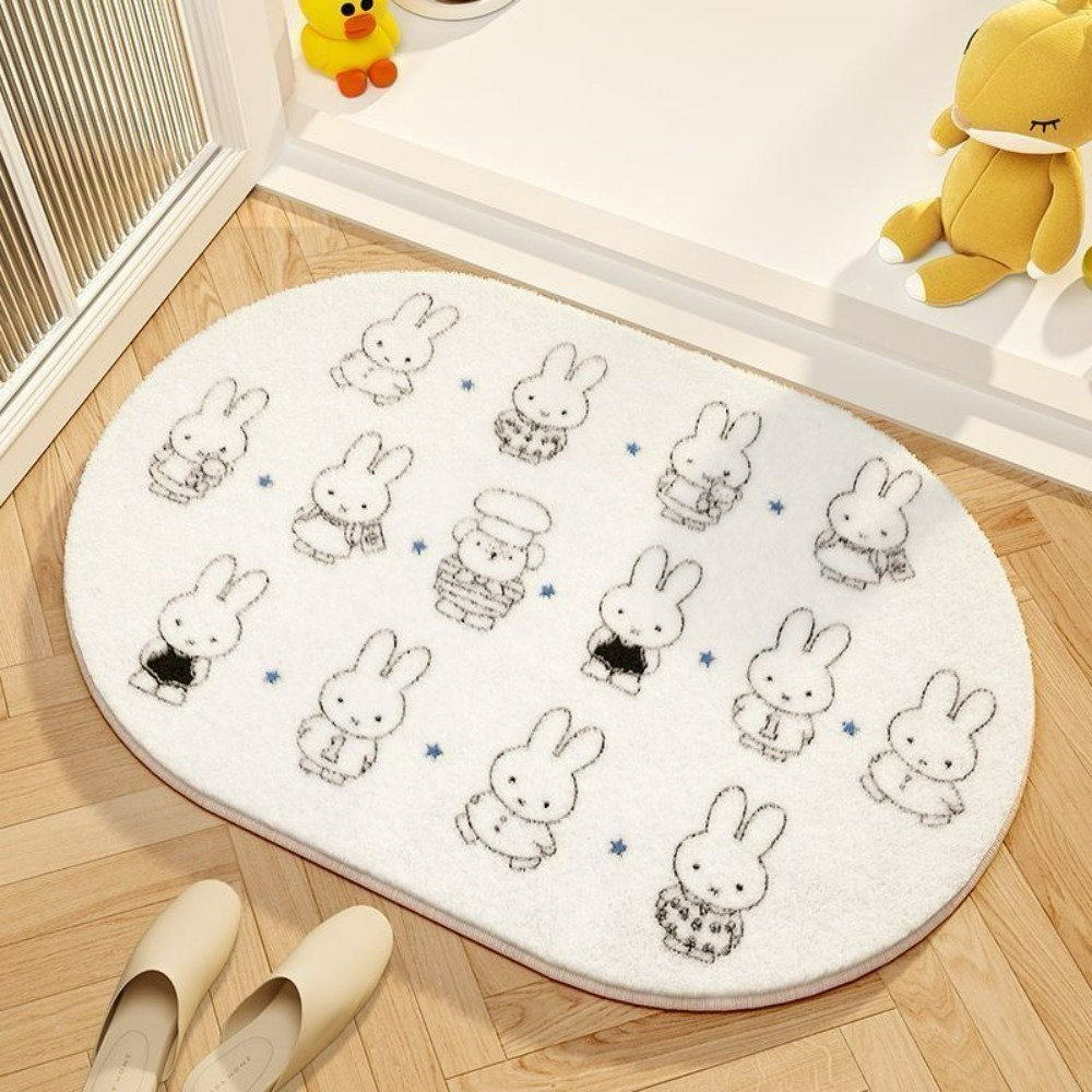 Miffy Cartoon Floor Mat Soft I - огляд і ціна Home Edit Bathroom