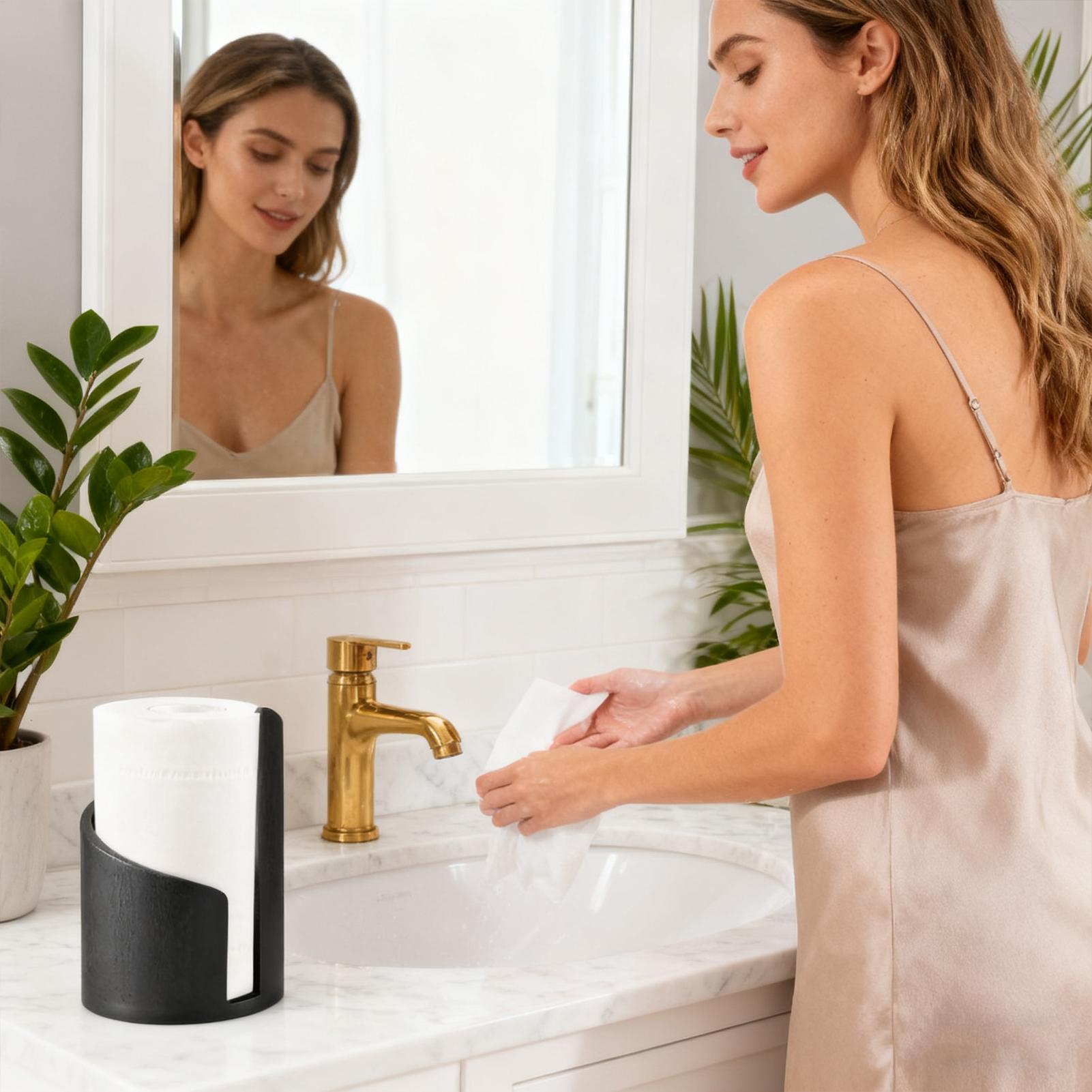 Wood Paper Towel Holder Farmho - огляд і ціна Home Bathroom Towel Dispenser