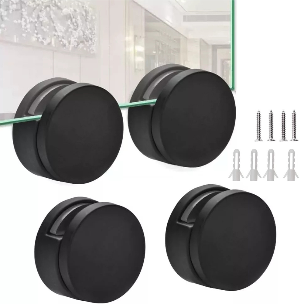 4pcs Glass Mirror Clamp Fixing - огляд і ціна Home Hardware Bathroom Mirrors