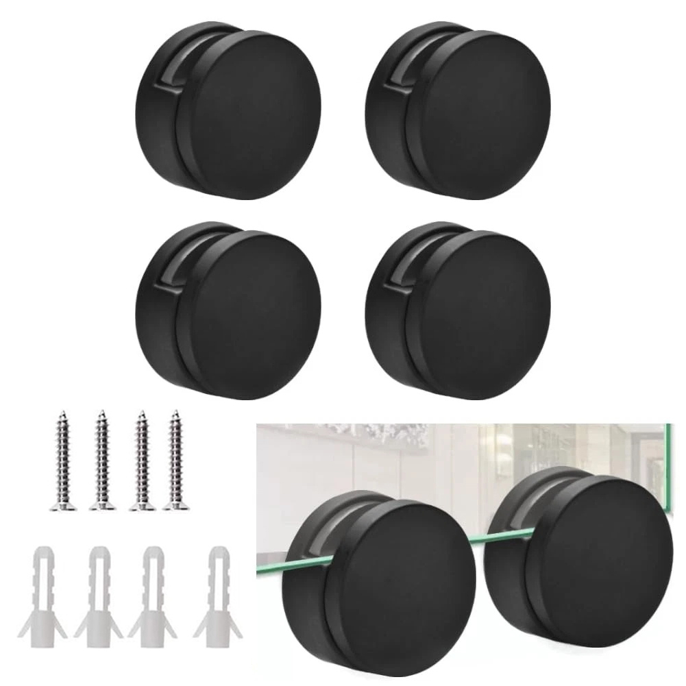 4pcs Glass Mirror Clamp Fixing - огляд і ціна Home Hardware Bathroom Mirrors