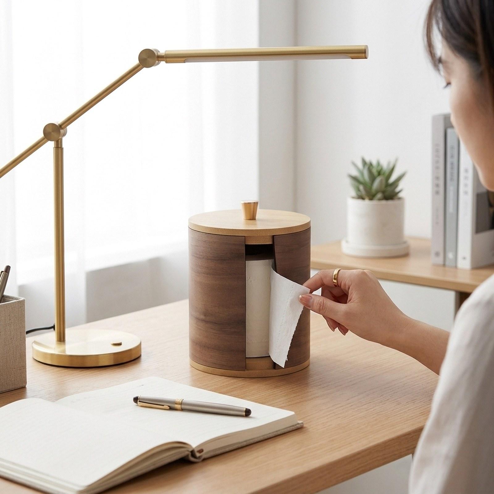 Paper Towel Holder with Walnut - огляд і ціна Home Bathroom Towel Dispenser