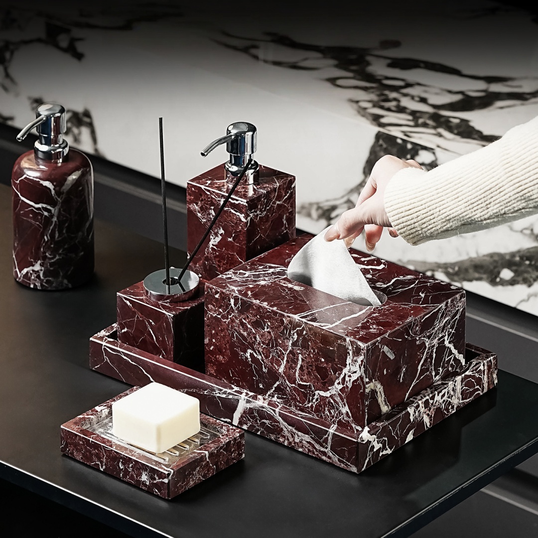 Luxury Natural Marble Rosa Lev - огляд і ціна Home Center Bathroom Accessories