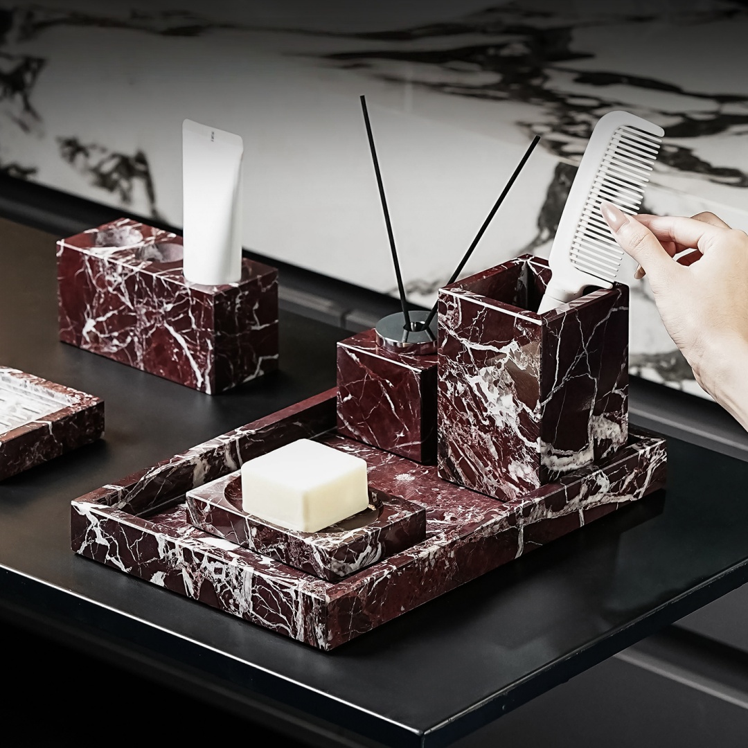 Luxury Natural Marble Rosa Lev - огляд і ціна Home Center Bathroom Accessories