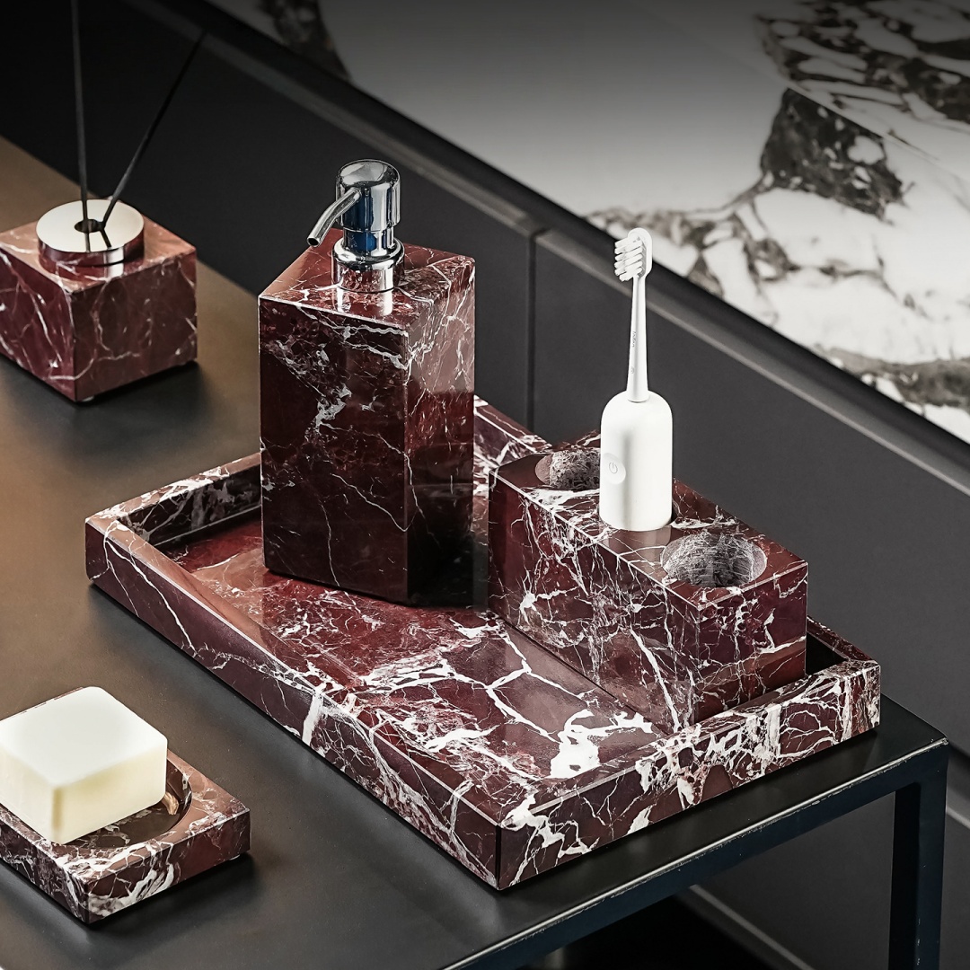 Luxury Natural Marble Rosa Lev - огляд і ціна Home Center Bathroom Accessories