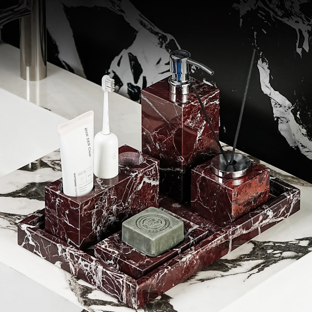 Luxury Natural Marble Rosa Lev - огляд і ціна Home Center Bathroom Accessories