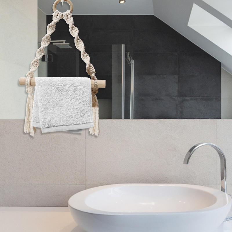 Hand Woven Wooden Toilet Paper - огляд і ціна Home Bathroom Towel Dispenser