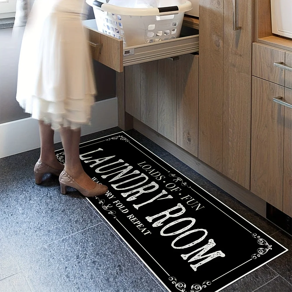 Laundry Room Rug Runner Non Sl - огляд і ціна Home Center Bathroom Accessories