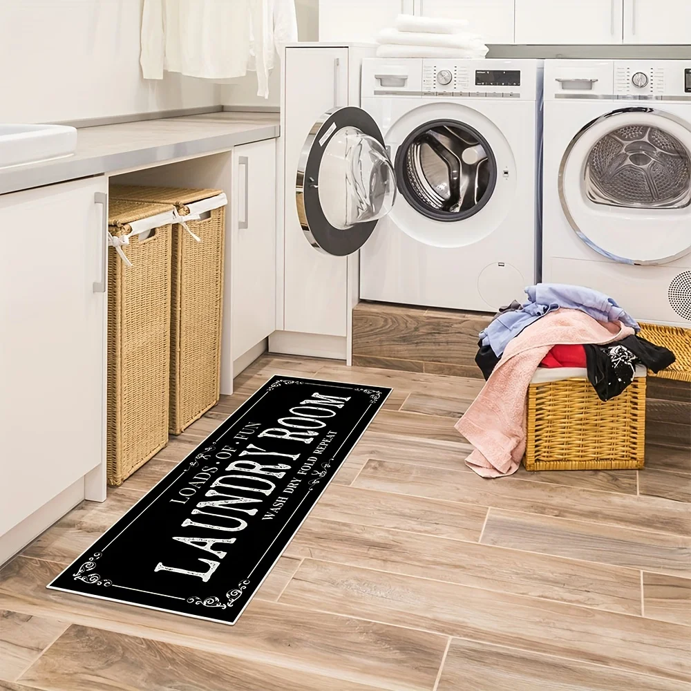 Laundry Room Rug Runner Non Sl - огляд і ціна Home Center Bathroom Accessories