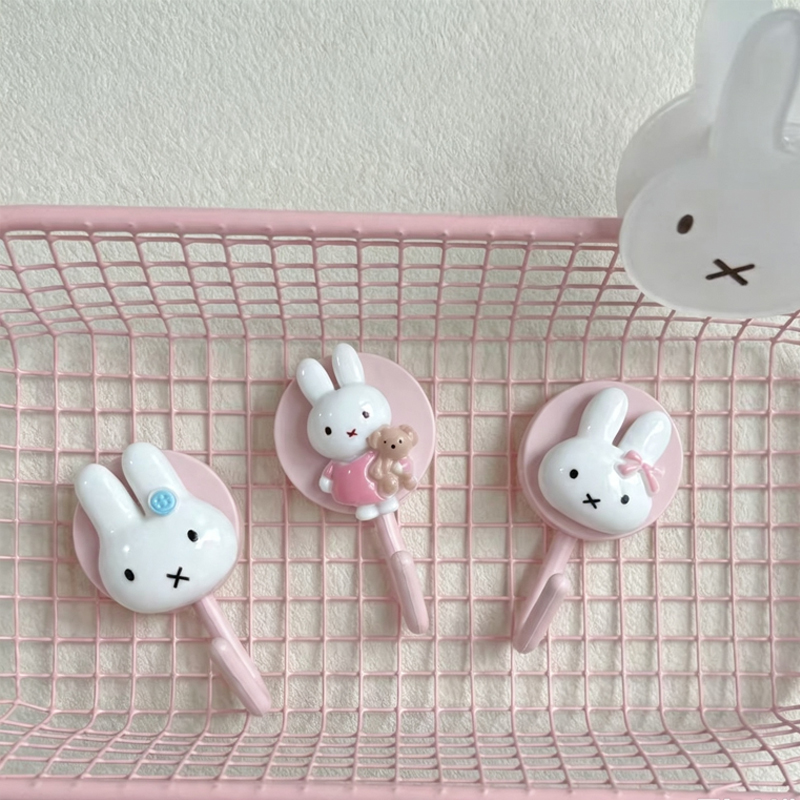 Cute Miffy Self Adhesive Hook  - огляд і ціна Home Edit Bathroom Organizer