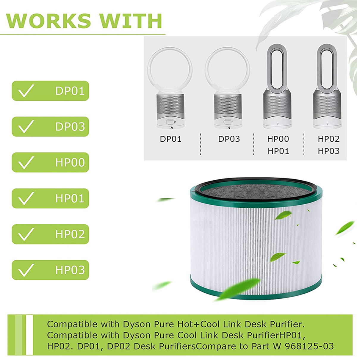 New Replacement Filter for Dys - огляд і ціна Dyson Fan Pure Cool