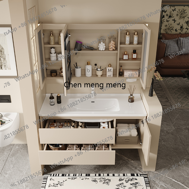 Storage Shelves Bathroom Cabin - огляд і ціна Home Bathroom Vanity Combo