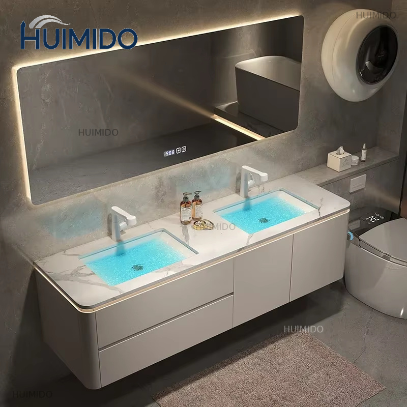 Luxury Wooden Bathroom Cabinet - огляд і ціна Home Bathroom Vanity Combo