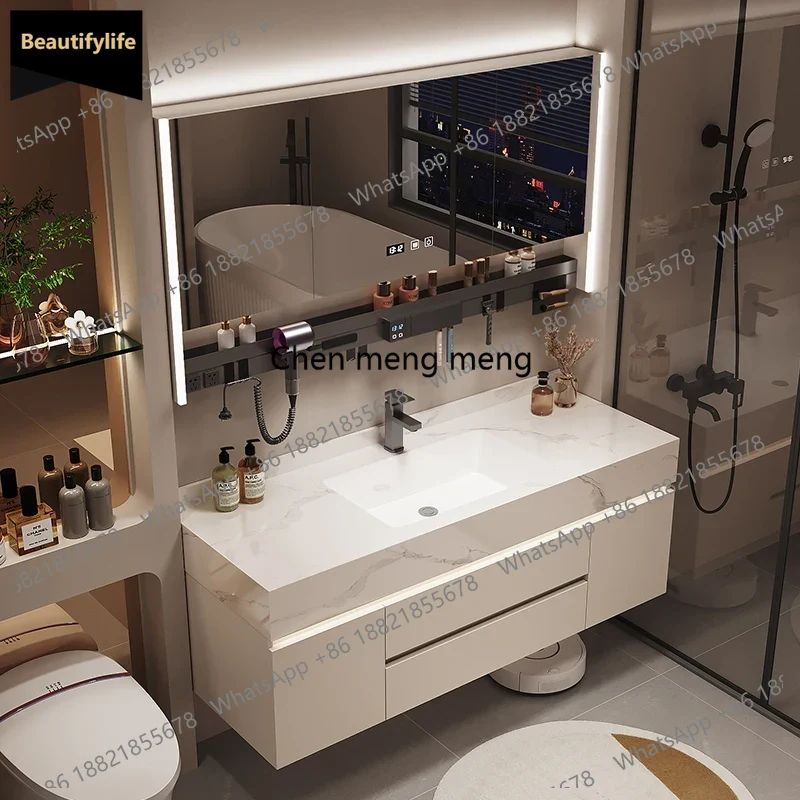 B567 Partitions Storage Bathro - огляд і ціна Home Bathroom Vanity Combo