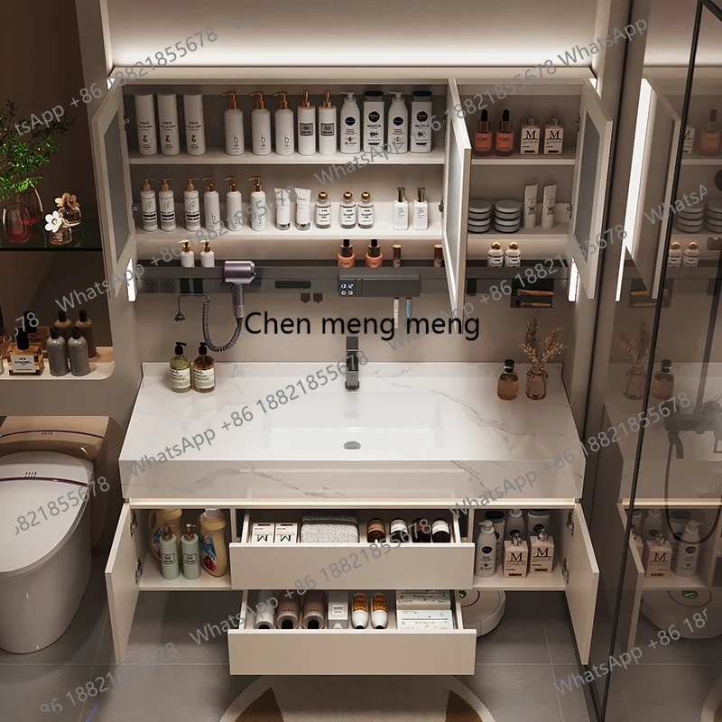 B567 Partitions Storage Bathro - огляд і ціна Home Bathroom Vanity Combo