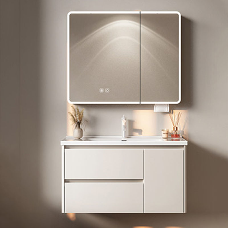 White Luxury Bathroom Cabinet  - огляд і ціна Home Bathroom Vanity Combo