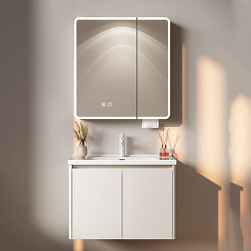 White Luxury Bathroom Cabinet  - огляд і ціна Home Bathroom Vanity Combo