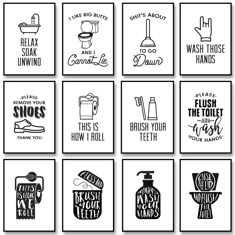 2026 Funny Bathroom Rules Sign - огляд і ціна Home Bathroom Rules