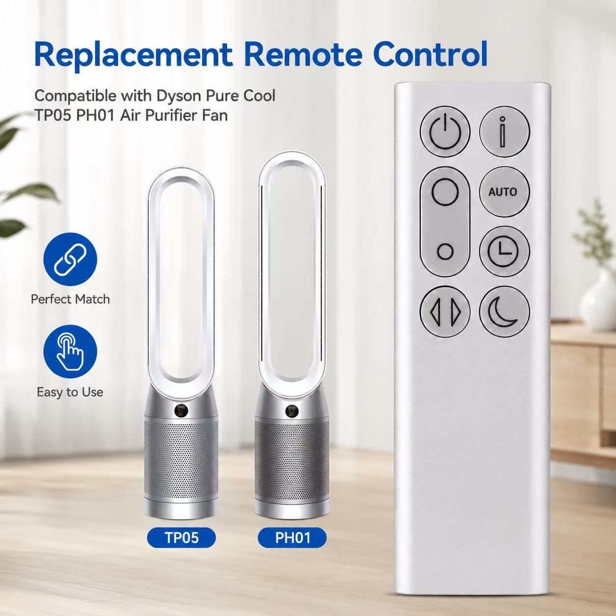TP05 PH01 DN Replacement Remot - огляд і ціна Dyson Fan Pure Cool
