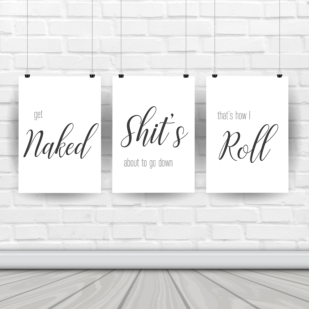 Wall Art Canvas Painting Funny - огляд і ціна Home Bathroom Rules