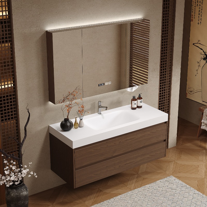 Wooden Partitions Bathroom Cab - огляд і ціна Home Bathroom Vanity Combo