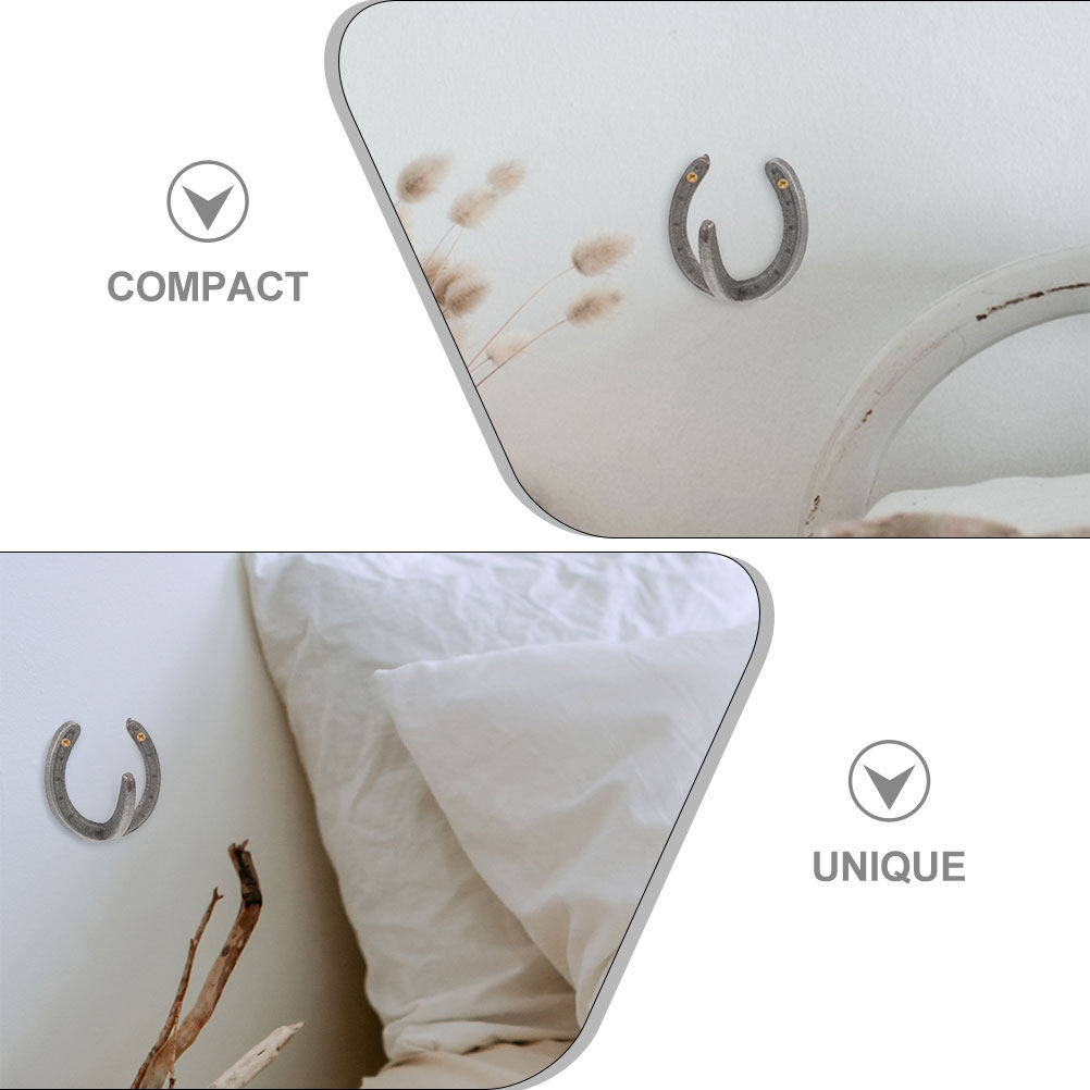 3Pcs Horseshoe Shape Wall Hook - огляд і ціна Home Bathroom Towels
