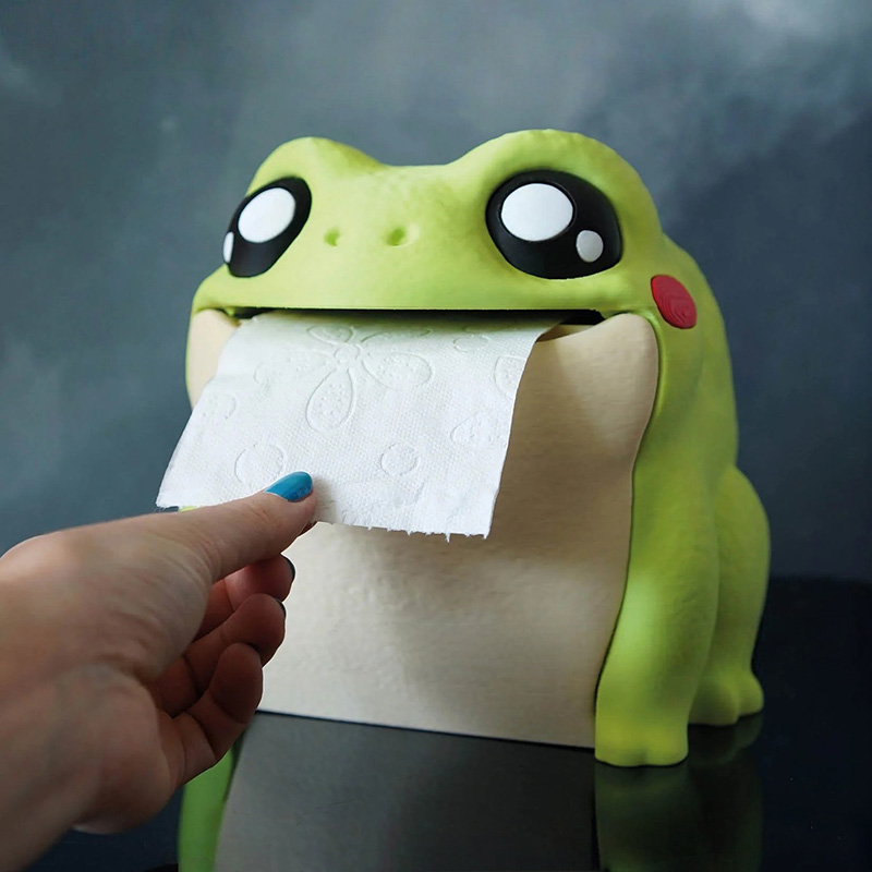 Funny Frog Tissue Box Portable - огляд і ціна Home Bathroom Towel Dispenser