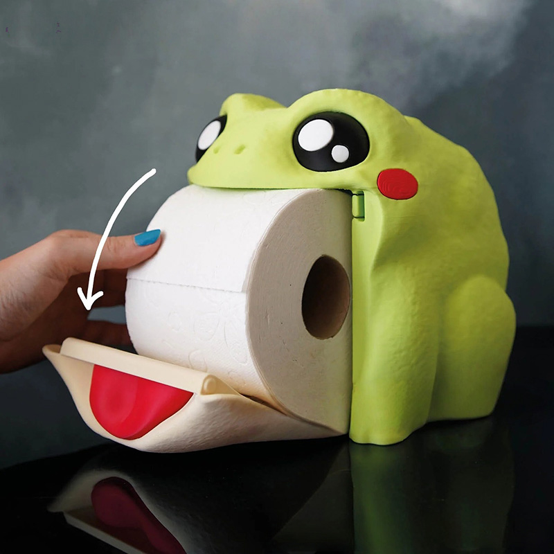 Funny Frog Tissue Box Portable - огляд і ціна Home Bathroom Towel Dispenser