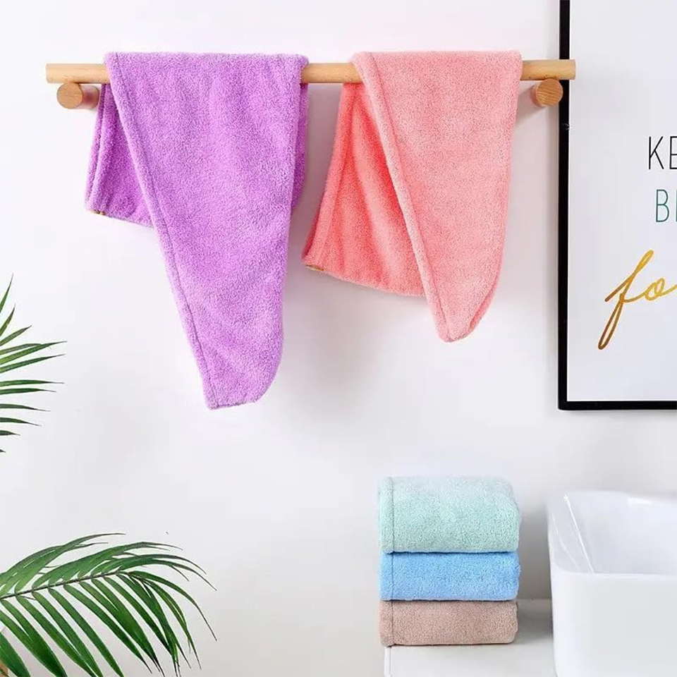 1PC Coral Fleece Hair Towel Wr - огляд і ціна Home Bathroom Equipment