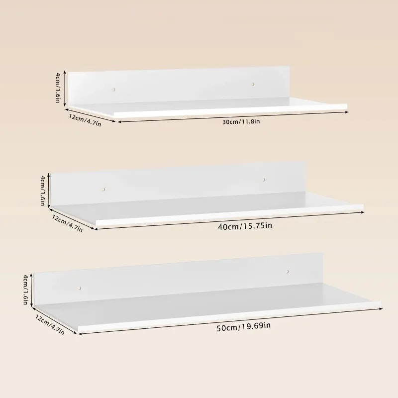 Metal Floating Shelves Wall Mo - огляд і ціна Home Center Bathroom Accessories