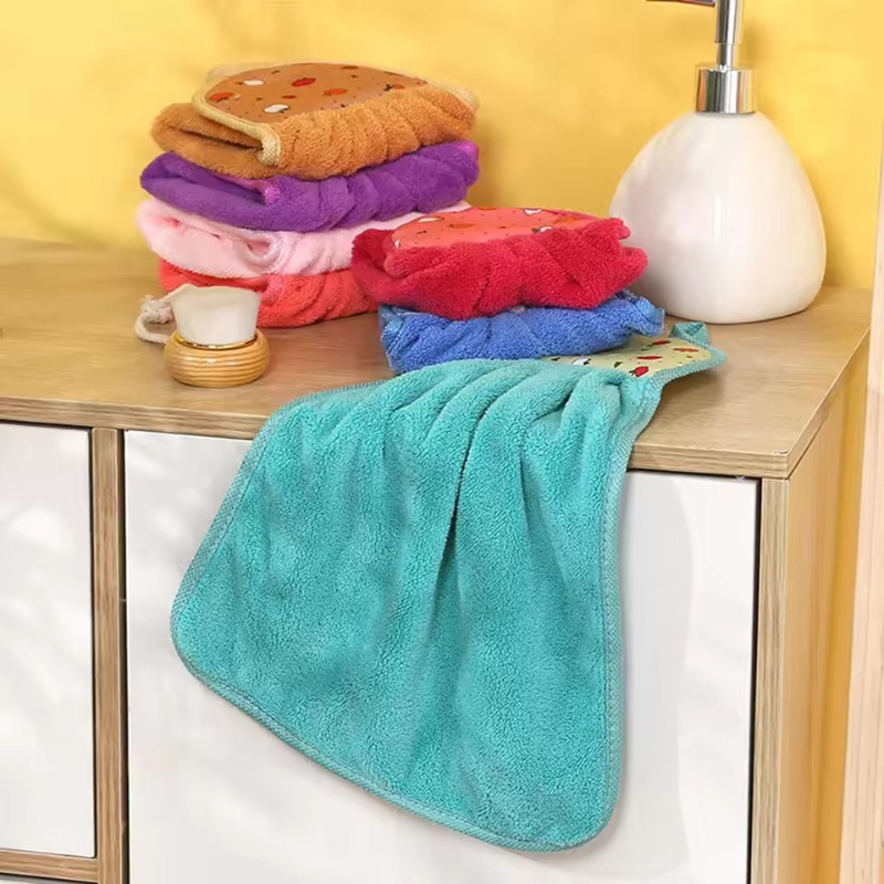 4PCS Small Hand Towels Hanging - огляд і ціна Home Bathroom Towels