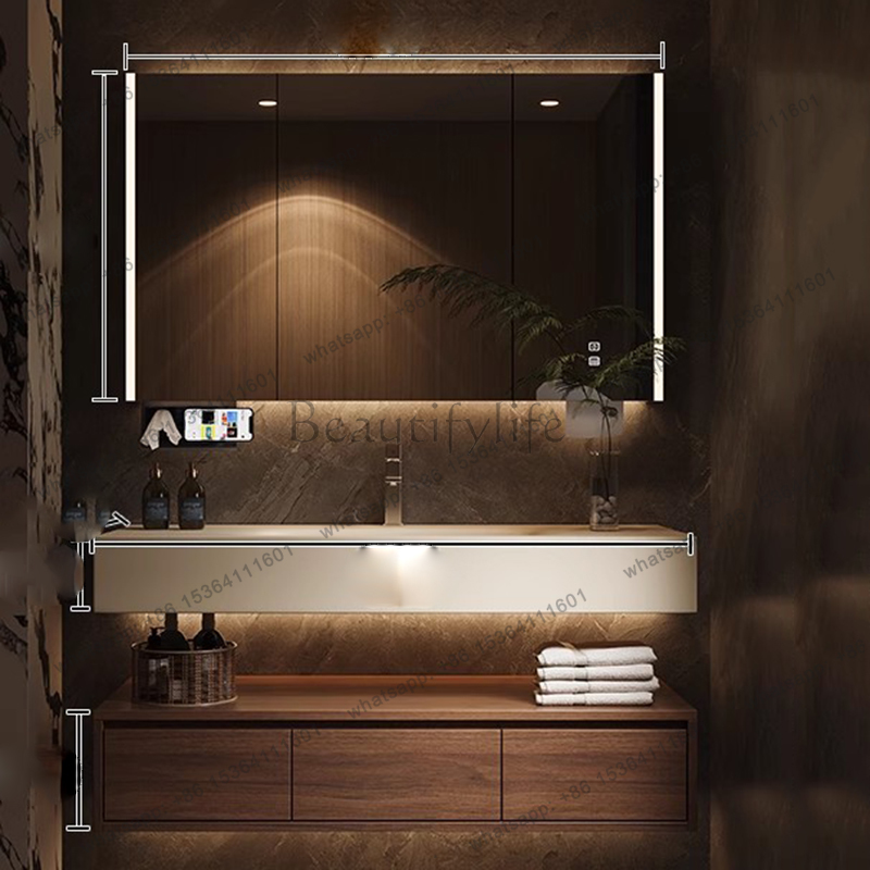 Storage Shelves Bathroom Cabin - огляд і ціна Home Bathroom Vanity Combo