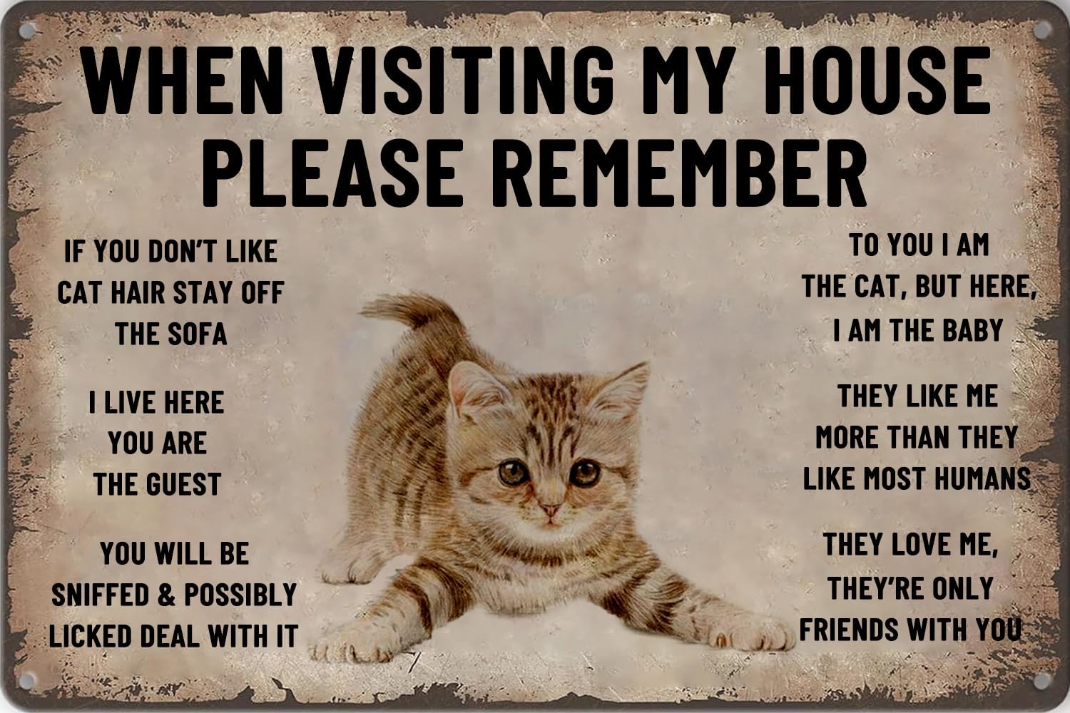 Cat Wall Art When Visiting My  - огляд і ціна Bathroom Home Visit